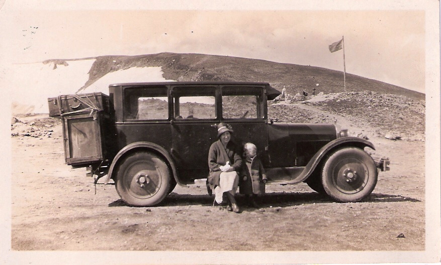 With Henrietta Hess by 1928 Dodge