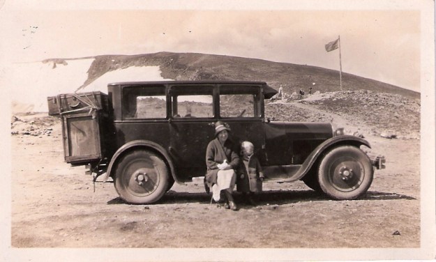 With Henrietta Hess by 1928 Dodge