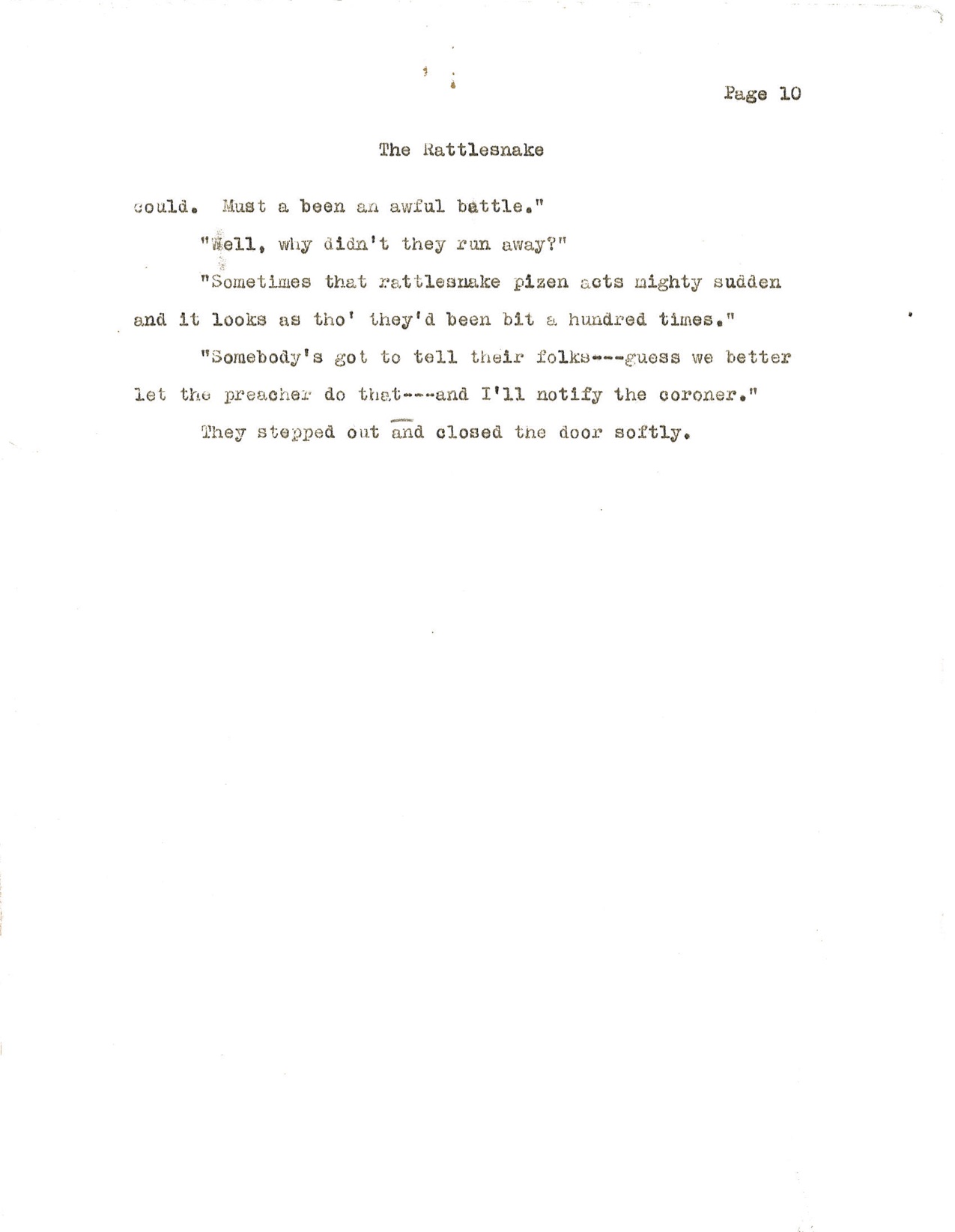 The Rattlesnake page 10