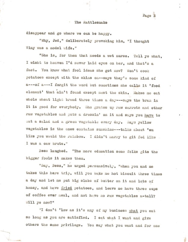 The Rattlesnake page 2