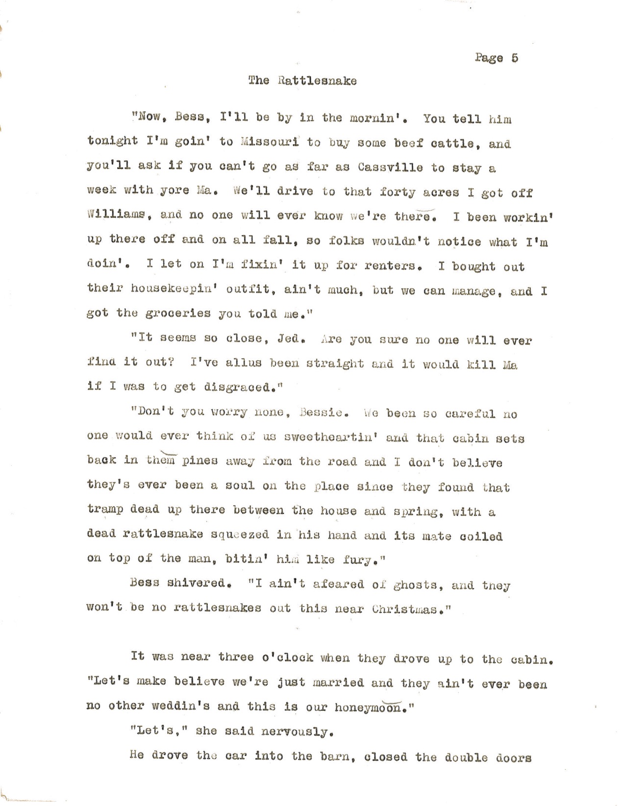 The Rattlesnake page 5