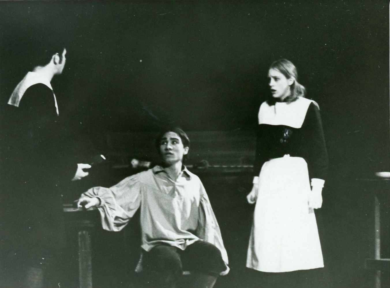 Linda Claire Hess with Jim Greiner in the Crucible