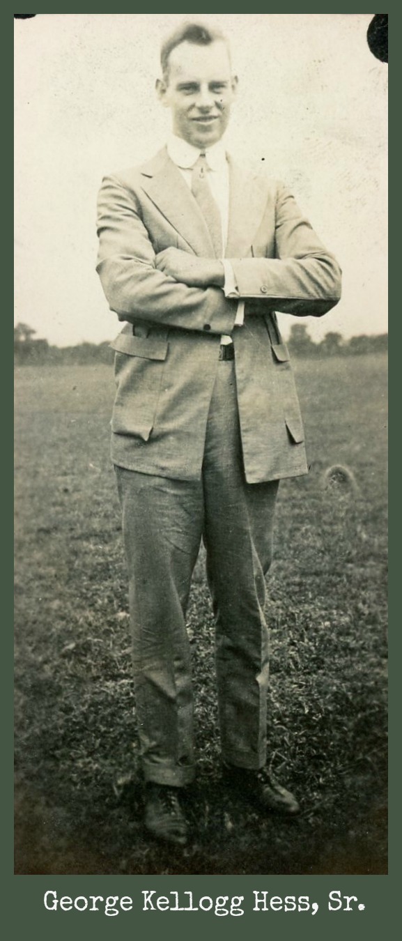 George Kellogg Hess with arms crossed