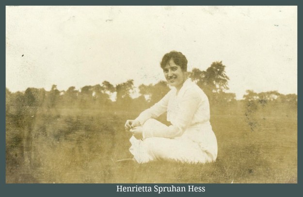 Henrietta Spruhan sitting on grass