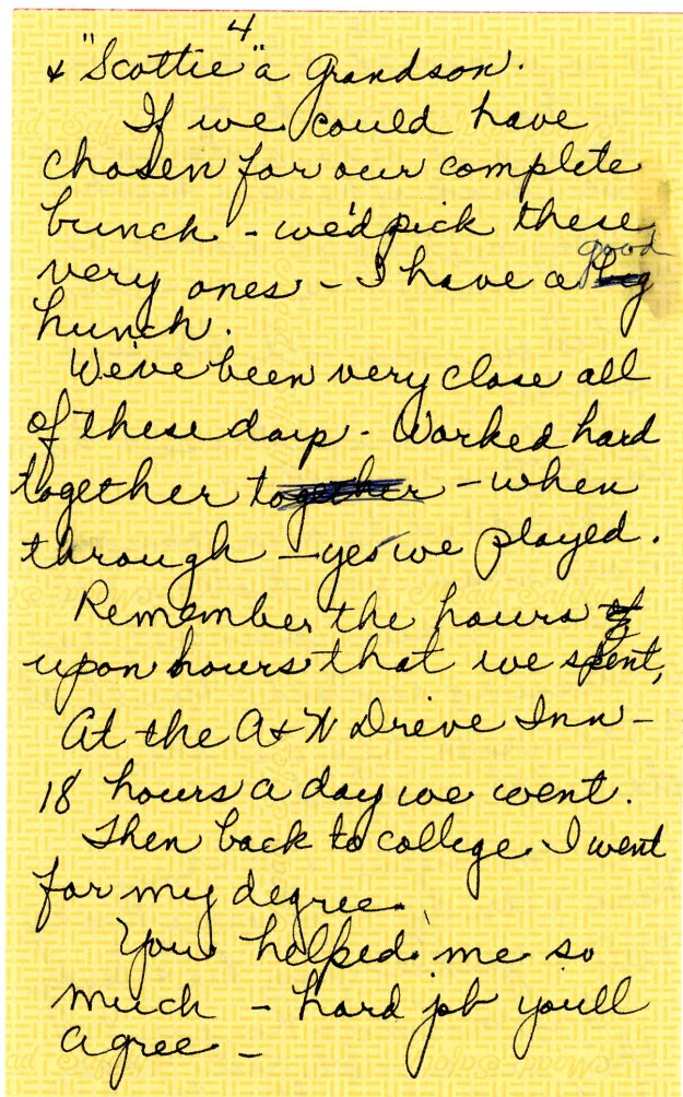 Joyce Shaw Wiesner tribute to Nick Wiesner page 4