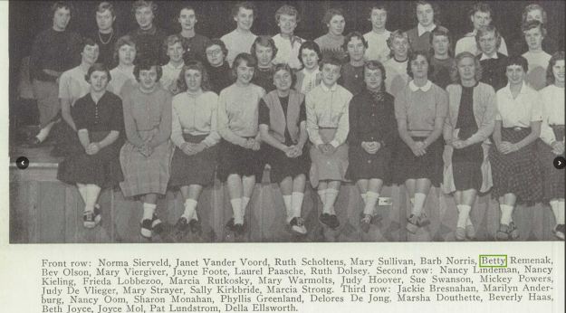 Creston High School 1954 yearbook