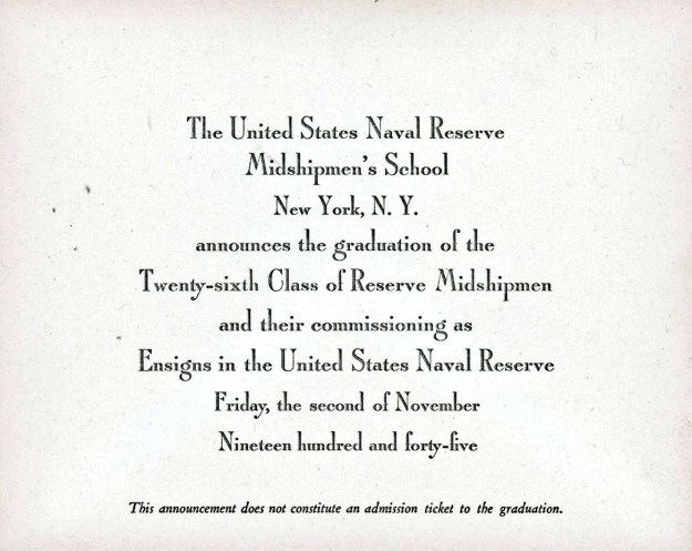 Midshipman Graduation