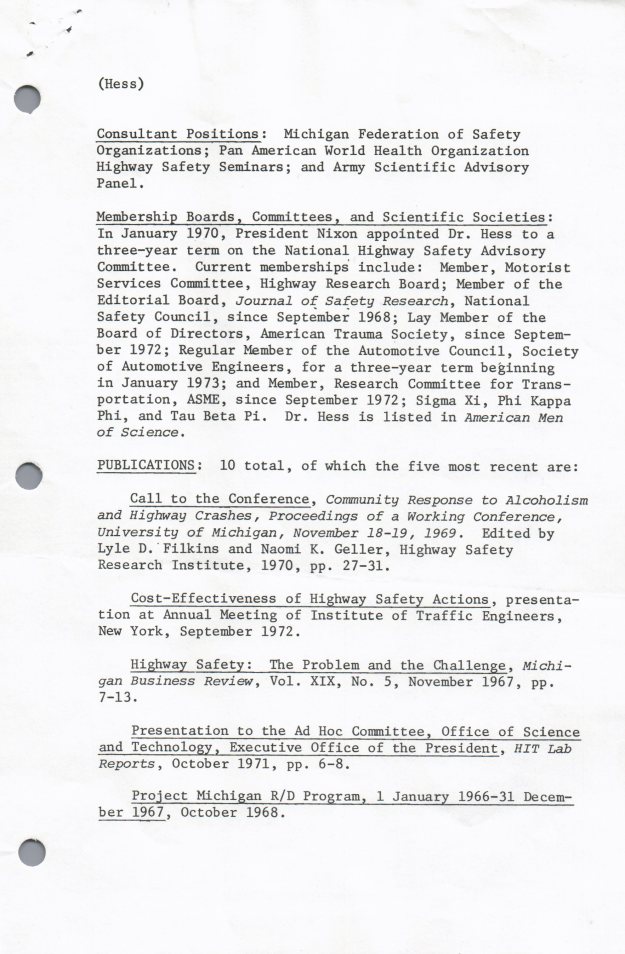 Robert Hess booklet page 3